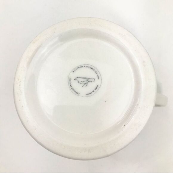 Anthropologie White Monogram K Pedestal Mug - Picture 11 of 12